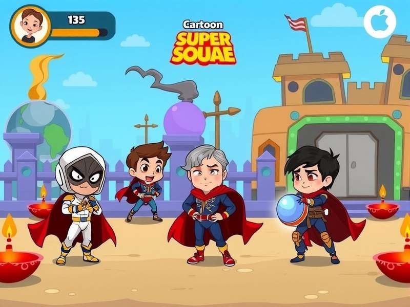 Cartoon Super Squad Gameplay Screenshot