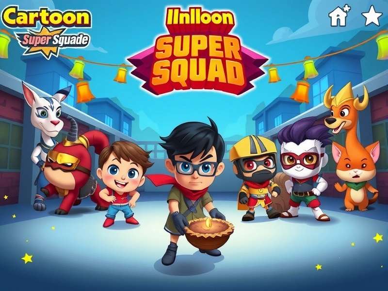 Cartoon Super Squad Diwali Event